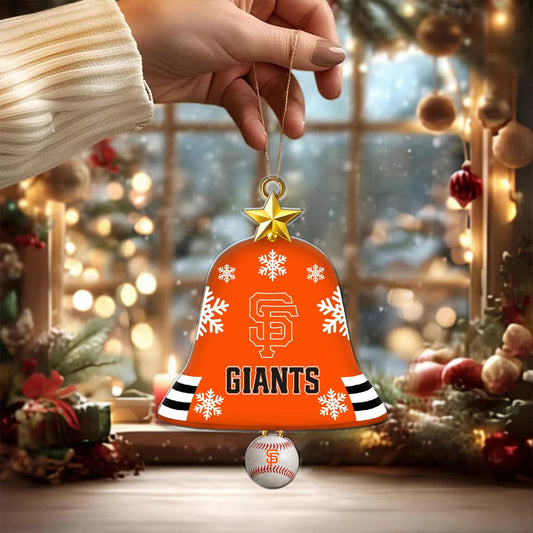 [HOMERUN DEAL] NEW CUSTOMIZED MLB06 SFG SAN FRANCISCO GIANTS CHRISTMAS ACRYLIC ORNAMENT