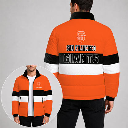 [HOMERUN DEAL] NEW CUSTOMIZED MLB 06 THE GIANTS PUFFER JACKET