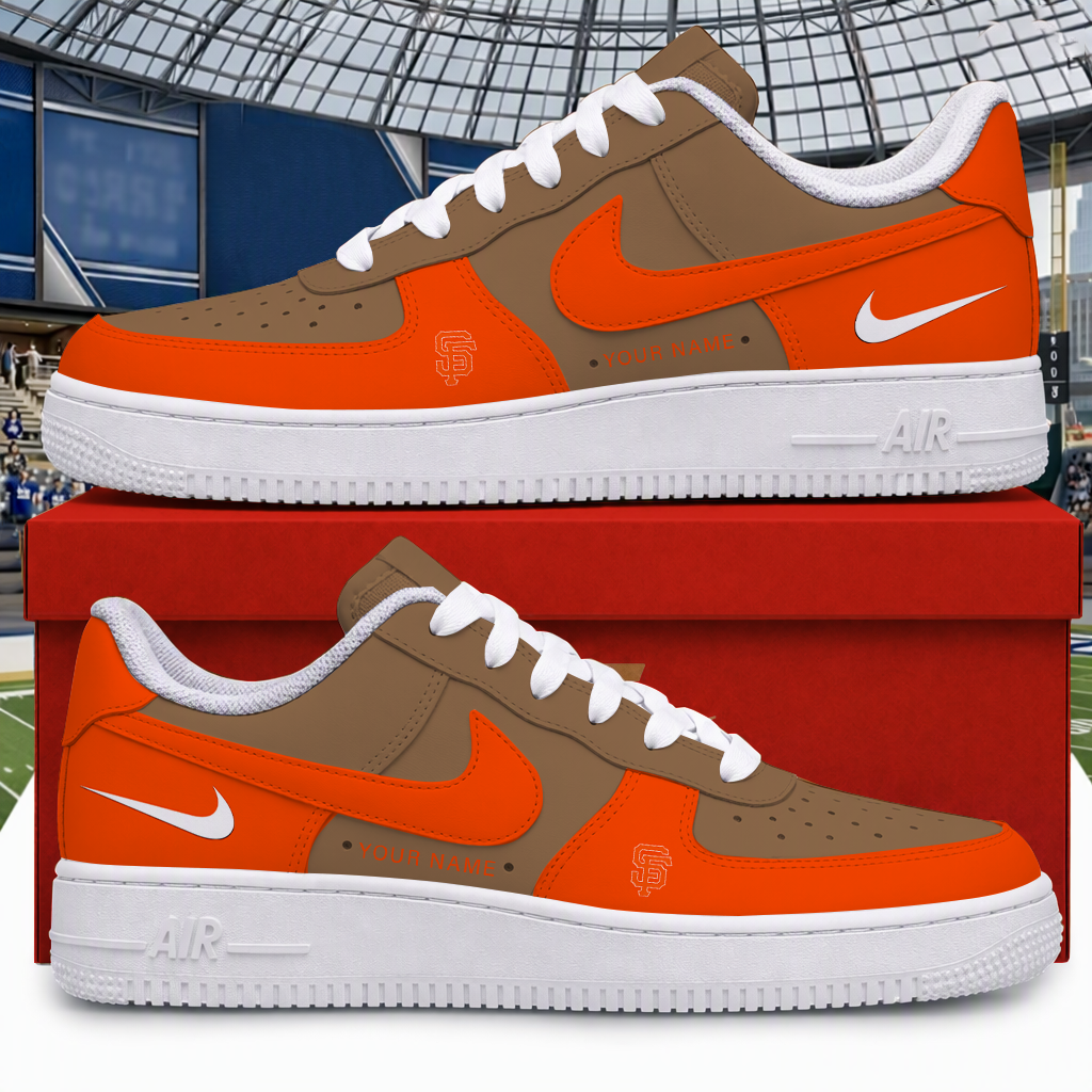 [HOMERUN DEAL] NEW CUSTOMIZED MLB06 SFG SAN FRANCISCO GIANTS AF1 SHOES