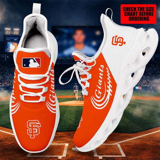 [HOMERUN DEAL] NEW CUSTOMIZED MLB06 SFG SAN FRANCISCO GIANTS MAX SOUL SHOES