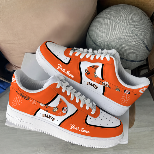[HOMERUN DEAL] NEW CUSTOMIZED MLB06 SFG SAN FRANCISCO GIANTS AF1 SHOES