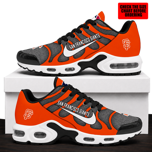 [HOMERUN DEAL] NEW CUSTOMIZED MLB06 SFG SAN FRANCISCO GIANTS AIR MAX PLUS SNEAKERS