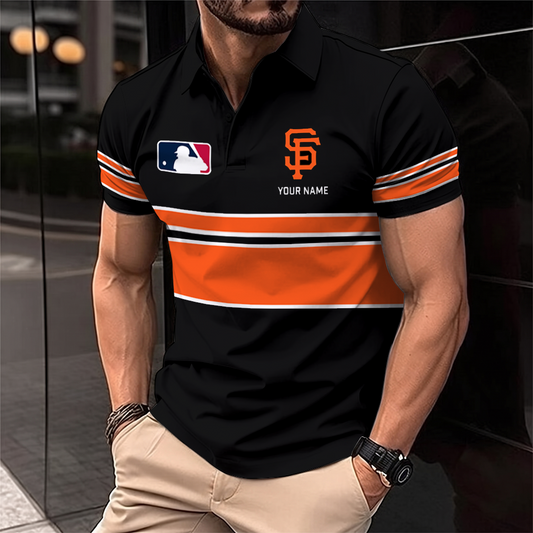[HOMERUN DEAL] NEW CUSTOMIZED MLB06 SFG SAN FRANCISCO GIANTS POLO SHIRT