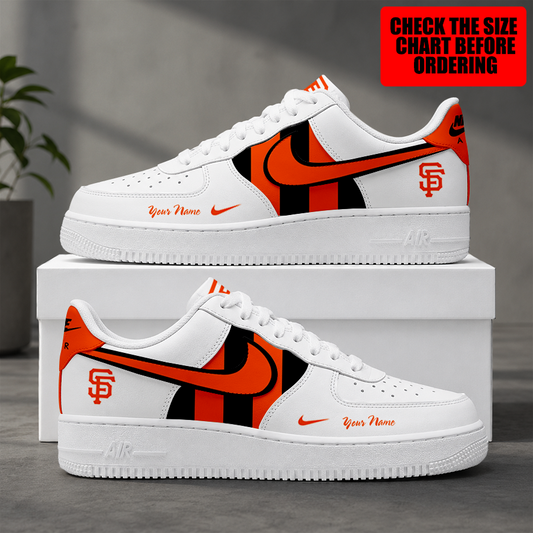 [HOMERUN DEAL] NEW CUSTOMIZED MLB06 SFG SAN FRANCISCO GIANTS AF1 SHOES