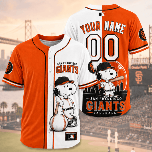 [HOMERUN DEAL] NEW CUSTOMIZED MLB06 SFG SAN FRANCISCO GIANTS BASEBALL JERSEY