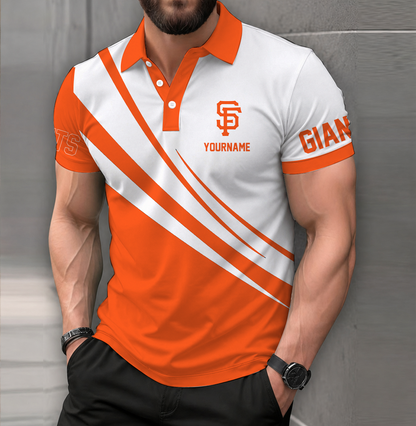 [HOMERUN DEAL] NEW CUSTOMIZED MLB06 SFG SAN FRANCISCO GIANTS POLO SHIRT