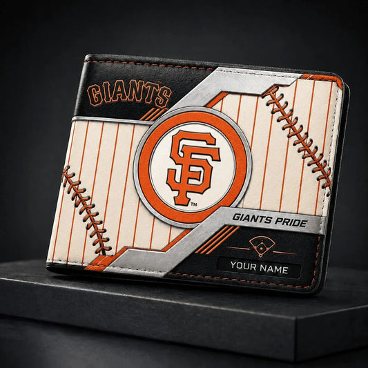 [HOMERUN DEAL] NEW CUSTOMIZED MLB06 SFG SAN FRANCISCO GIANTS LEATHER WALLET