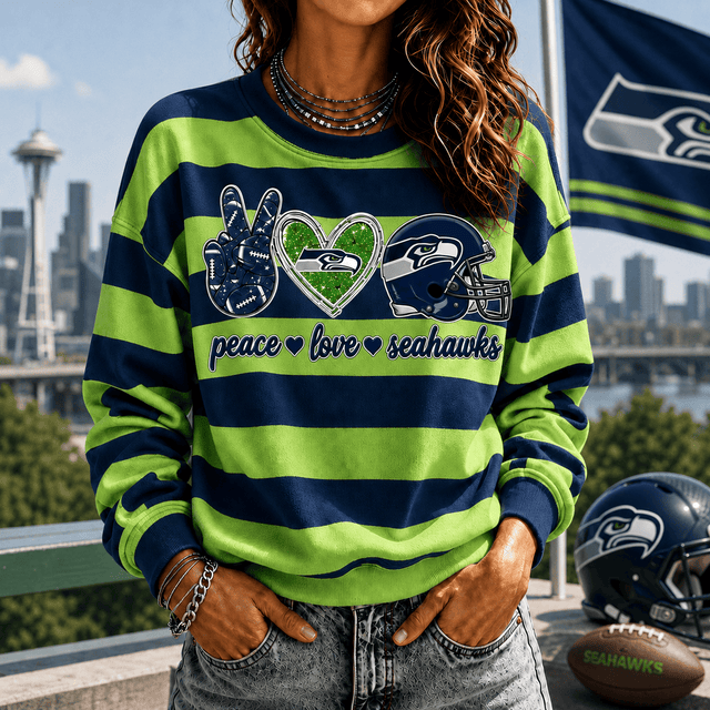 [TOUCHDOWN DEAL] NEW CUSTOMIZED NFL06 SSH SEATTLE SEAHAWKS UNISEX SWEATSHIRT