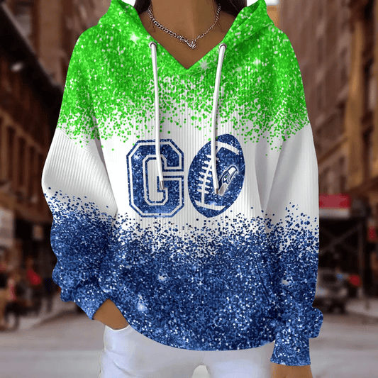 [TOUCHDOWN DEAL] NEW CUSTOMIZED NFL06 SSH SEATTLE SEAHAWKS RIBBED HOODIE & SWEATSHIRT