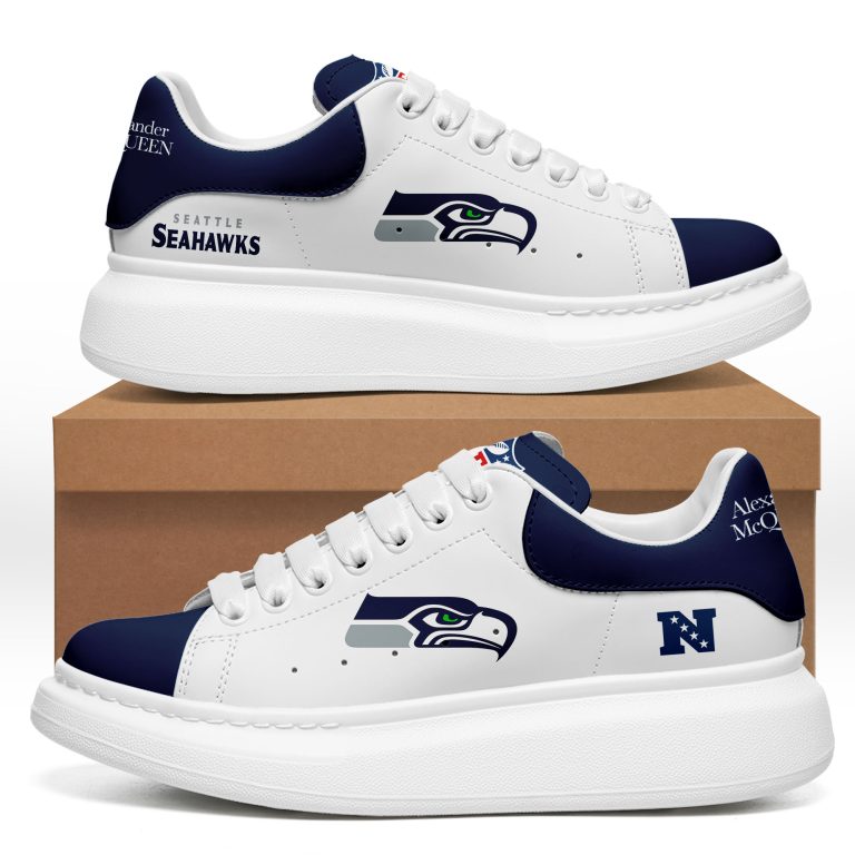 [TOUCHDOWN DEAL] NEW CUSTOMIZED NFL06 SSH SEATTLE SEAHAWKS MCQUEEN SHOES