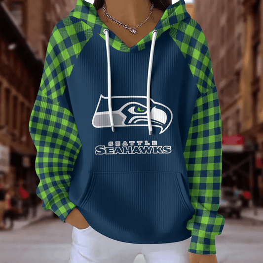 [TOUCHDOWN DEAL] NEW CUSTOMIZED NFL06 SSH SEATTLE SEAHAWKS RIBBED HOODIE & SWEATSHIRT