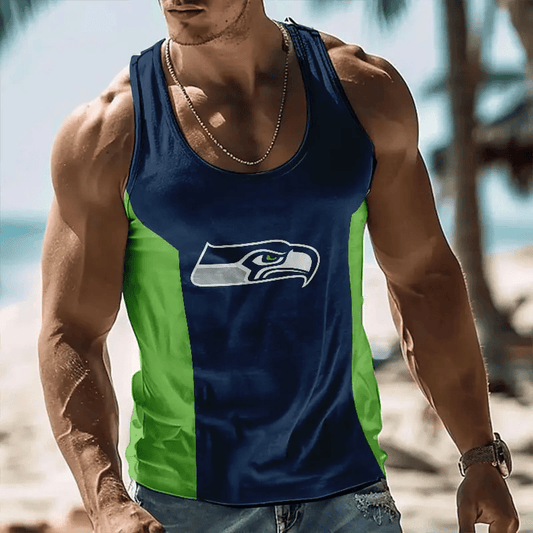 [TOUCHDOWN DEAL] NEW CUSTOMIZED NFL06 SSH SEATTLE SEAHAWKS UNISEX TANK TOP
