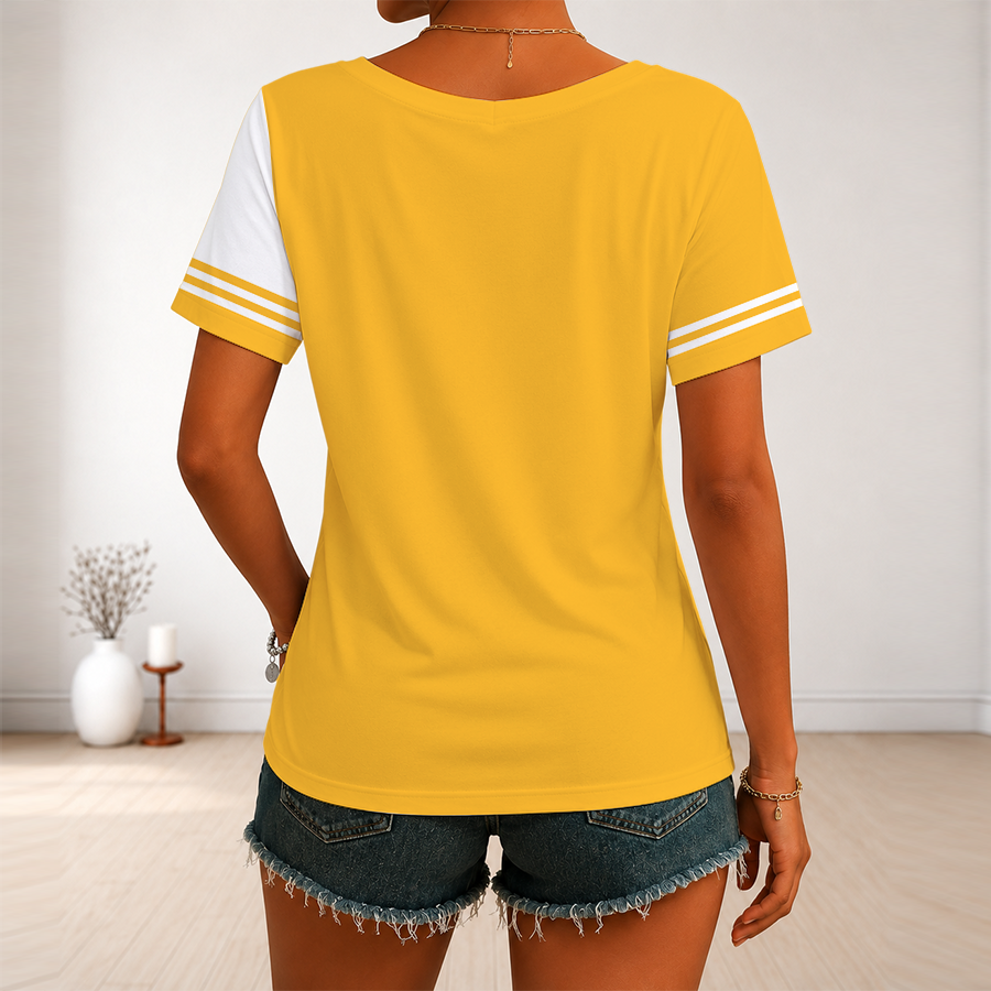 [HOT DEAL] NEW CUSTOMIZED NBA06 IPA INDIANA PACERS V-NECK FEMALE SHIRT