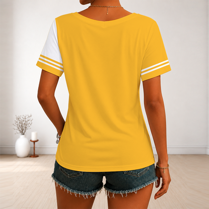[HOT DEAL] NEW CUSTOMIZED NBA06 IPA INDIANA PACERS V-NECK FEMALE SHIRT