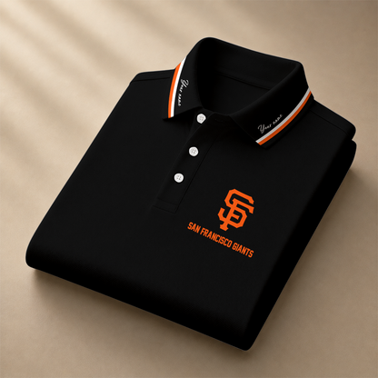 [HOMERUN DEAL] NEW CUSTOMIZED MLB06 SFG SAN FRANCISCO GIANTS POLO SHIRT