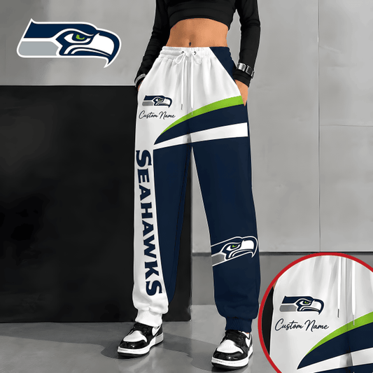 [TOUCHDOWN DEAL] NEW CUSTOMIZED NFL06 SSH SEATTLE SEAHAWKS SWEATPANTS