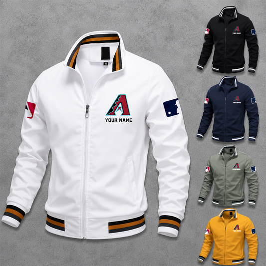 [HOMERUN DEAL] NEW CUSTOMIZED MLB07 ADS ARIZONA DIAMONDBACKS MULTICOLOR MEN'S CASUAL JACKET