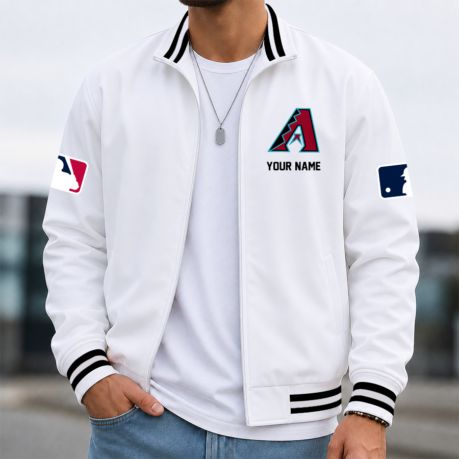 [HOMERUN DEAL] NEW CUSTOMIZED MLB07 ADS ARIZONA DIAMONDBACKS MULTICOLOR MEN'S CASUAL JACKET