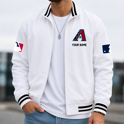 [HOMERUN DEAL] NEW CUSTOMIZED MLB07 ADS ARIZONA DIAMONDBACKS MULTICOLOR MEN'S CASUAL JACKET