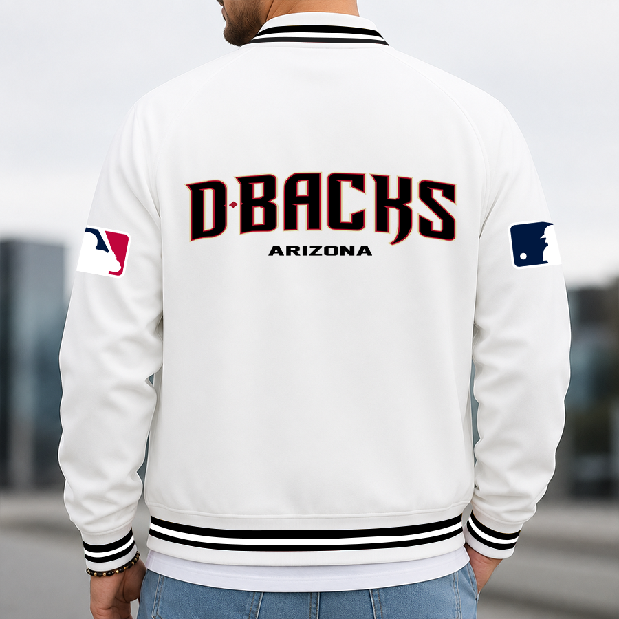 [HOMERUN DEAL] NEW CUSTOMIZED MLB07 ADS ARIZONA DIAMONDBACKS MULTICOLOR MEN'S CASUAL JACKET