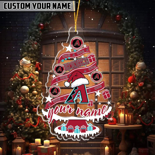 [HOMERUN DEAL] NEW CUSTOMIZED MLB07 ADS ARIZONA DIAMONDBACKS CHRISTMAS ACRYLIC ORNAMENT