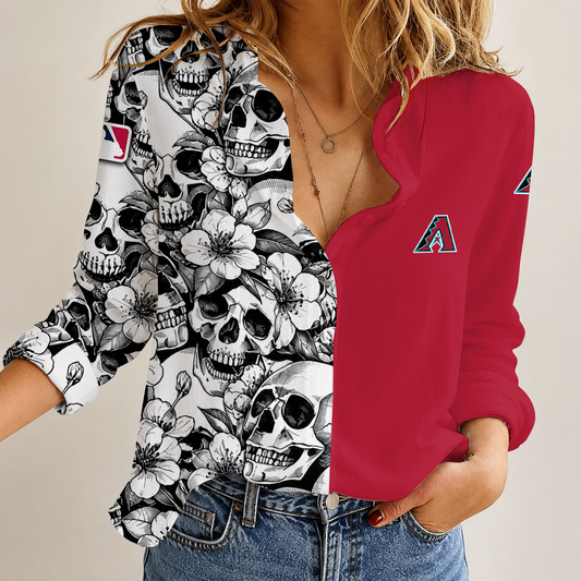 [HOMERUN DEAL] NEW CUSTOMIZED MLB07 ADS ARIZONA DIAMONDBACKS WOMEN'S CASUAL SHIRT
