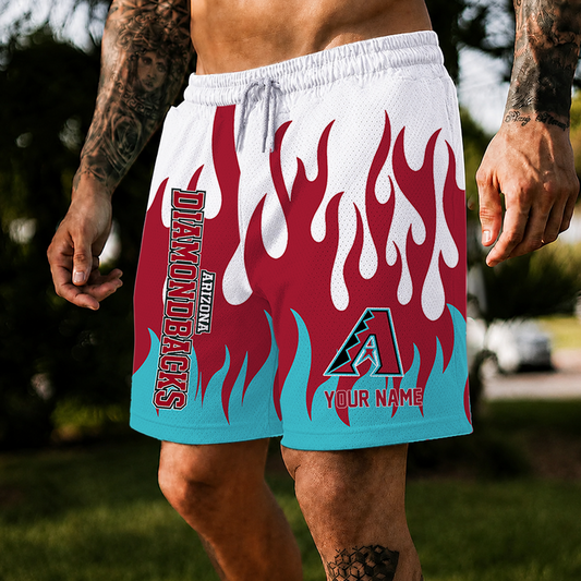 [HOMERUN DEAL] NEW CUSTOMIZED MLB07 ADS ARIZONA DIAMONDBACKS SHORT PANTS