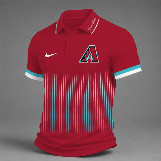 [HOMERUN DEAL] NEW CUSTOMIZED MLB07 ADS ARIZONA DIAMONDBACKS POLO SHIRT