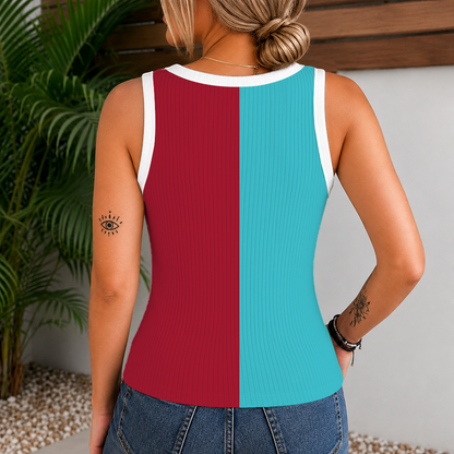 [HOMERUN DEAL] NEW CUSTOMIZED MLB07 ADS ARIZONA DIAMONDBACKS WOMEN'S V-NECK TANK TOP