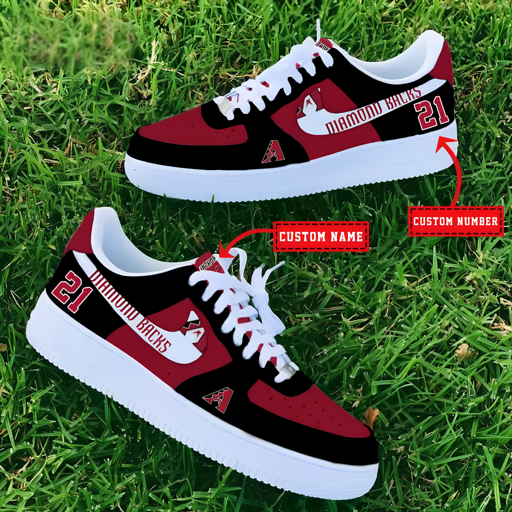 [HOMERUN DEAL] NEW CUSTOMIZED MLB07 ADS ARIZONA DIAMONDBACKS AF1 SHOES