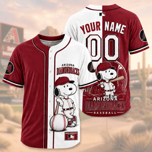 [HOMERUN DEAL] NEW CUSTOMIZED MLB07 ADS ARIZONA DIAMONDBACKS BASEBALL JERSEY