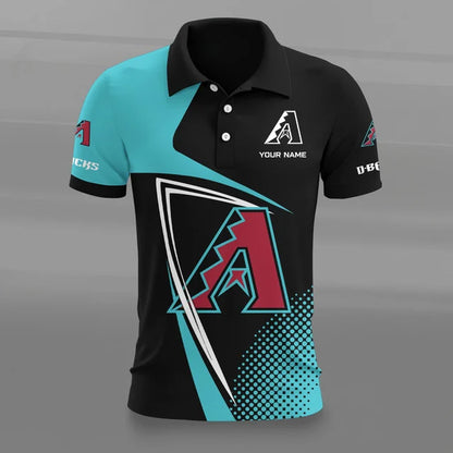 [HOMERUN DEAL] NEW CUSTOMIZED MLB07 ADS ARIZONA DIAMONDBACKS POLO SHIRT
