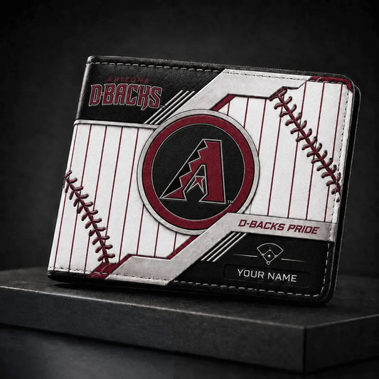 [HOMERUN DEAL] NEW CUSTOMIZED MLB07 ADS ARIZONA DIAMONDBACKS LEATHER WALLET