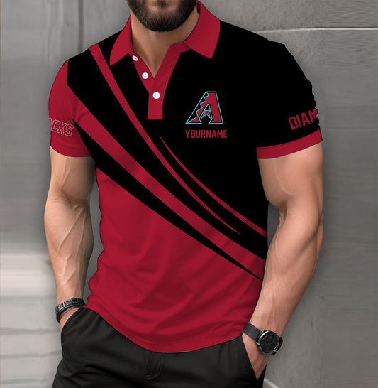 [HOMERUN DEAL] NEW CUSTOMIZED MLB07 ADS ARIZONA DIAMONDBACKS POLO SHIRT