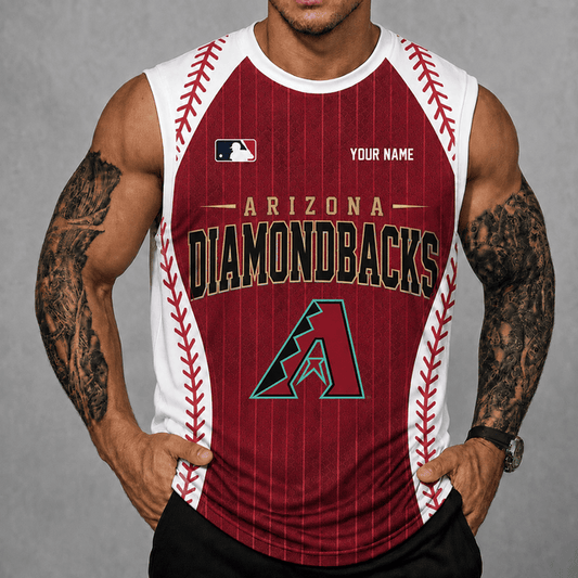 [HOMERUN DEAL] NEW CUSTOMIZED MLB07 ADS ARIZONA DIAMONDBACKS TANK TOP & GYM SHIRT