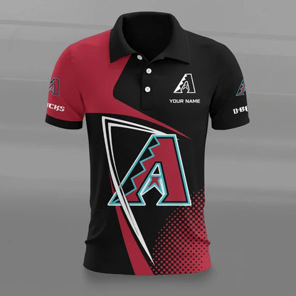 [HOMERUN DEAL] NEW CUSTOMIZED MLB07 ADS ARIZONA DIAMONDBACKS POLO SHIRT