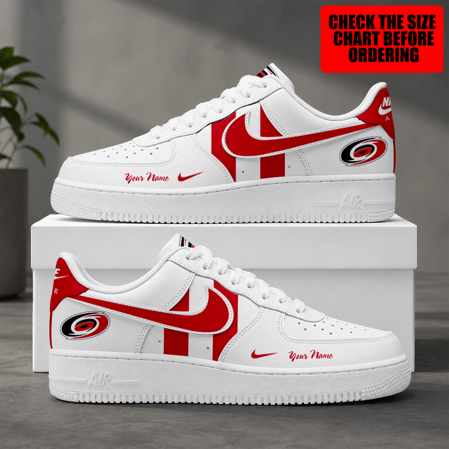[PUCK DROP DEAL] NEW CUSTOMIZED NHL07 CLH CAROLINA HURRICANES AF1 SHOES