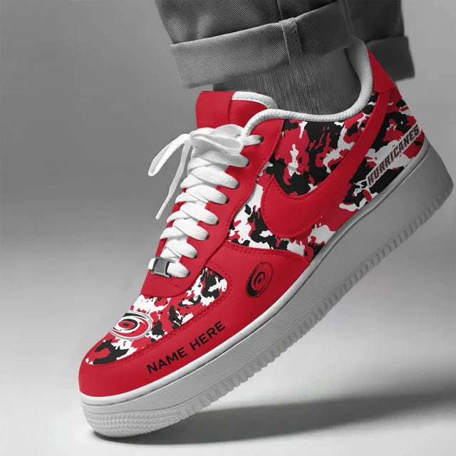 [PUCK DROP DEAL] NEW CUSTOMIZED NHL07 CLH CAROLINA HURRICANES AF1 SHOES