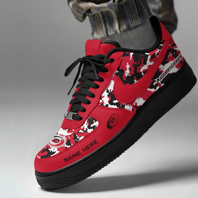 [PUCK DROP DEAL] NEW CUSTOMIZED NHL07 CLH CAROLINA HURRICANES AF1 SHOES