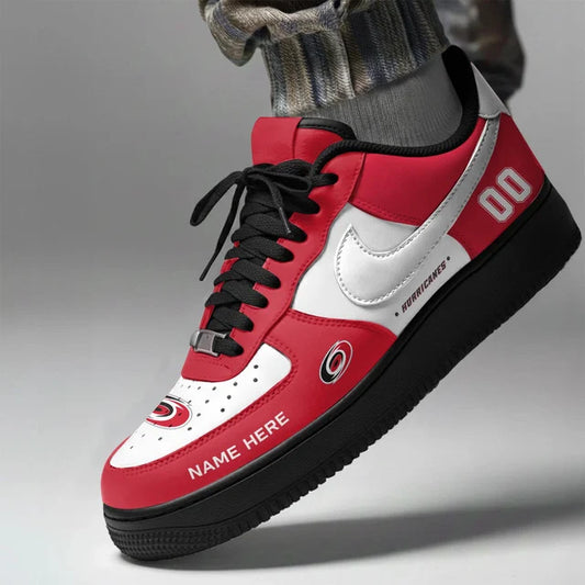 [PUCK DROP DEAL] NEW CUSTOMIZED NHL07 CLH CAROLINA HURRICANES AF1 SHOES