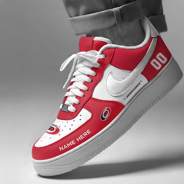 [PUCK DROP DEAL] NEW CUSTOMIZED NHL07 CLH CAROLINA HURRICANES AF1 SHOES