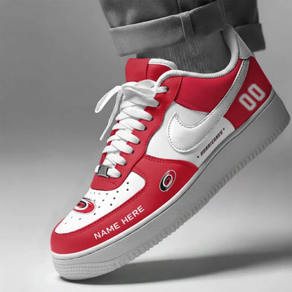 [PUCK DROP DEAL] NEW CUSTOMIZED NHL07 CLH CAROLINA HURRICANES AF1 SHOES
