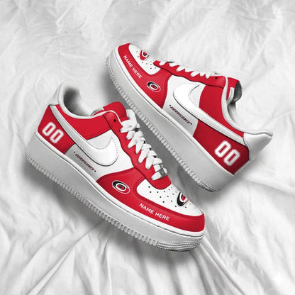 [PUCK DROP DEAL] NEW CUSTOMIZED NHL07 CLH CAROLINA HURRICANES AF1 SHOES