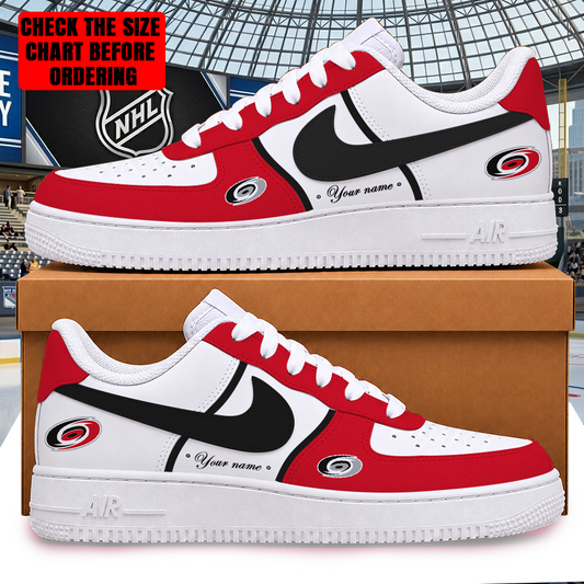 [PUCK DROP DEAL] NEW CUSTOMIZED NHL07 CLH CAROLINA HURRICANES AF1 SHOES