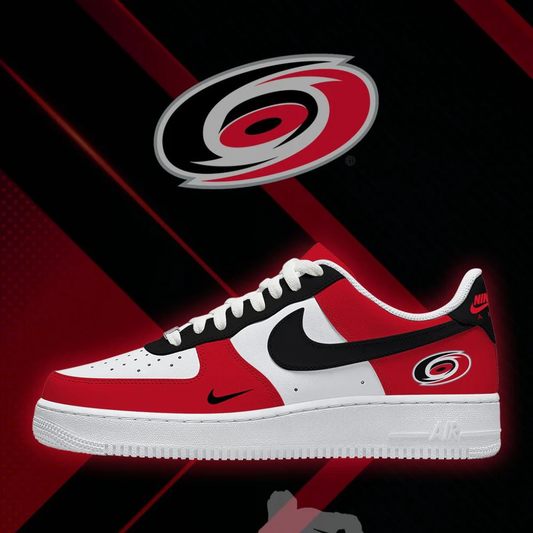 [PUCK DROP DEAL] NEW CUSTOMIZED NHL07 CLH CAROLINA HURRICANES AF1 SHOES