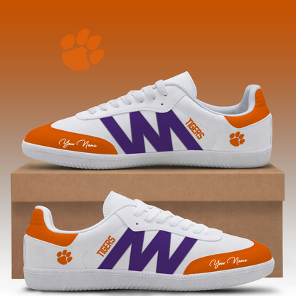 [TOUCHDOWN DEAL] NEW CUSTOMIZED NCAA FBS07 CST CLEMSON TIGERS CLASSIC SNEAKERS