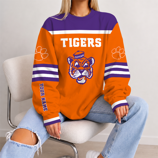 [TOUCHDOWN DEAL] NEW CUSTOMIZED NCAA FBS07 CST CLEMSON TIGERS UNISEX SWEATSHIRT