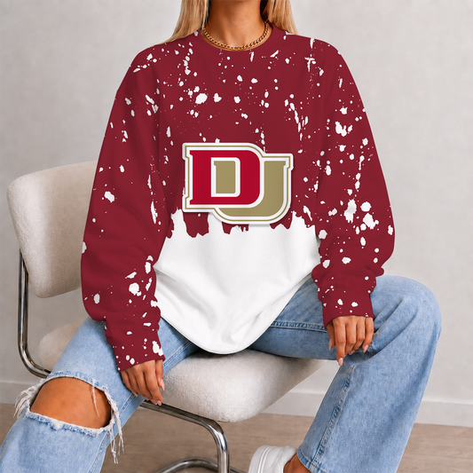 [PUCK DROP DEAL] NEW CUSTOMIZED NCAA MFF07 DEP DENVER PIONEERS UNISEX SWEATSHIRT