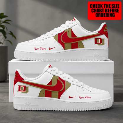 [PUCK DROP DEAL] NEW CUSTOMIZED NCAA MFF07 DEP DENVER PIONEERS AF1 SHOES