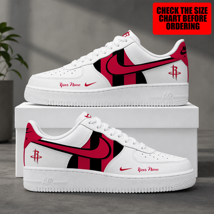 [SLAM DUNK DEAL] NEW CUSTOMIZED NBA07 HRO HOUSTON ROCKETS AF1 SHOES